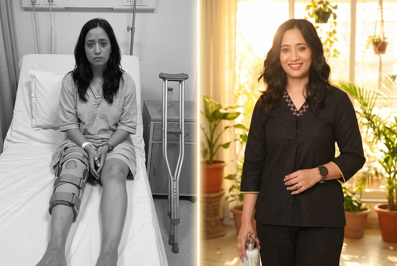 Hina's transformation: hospital bed to healthy and confident